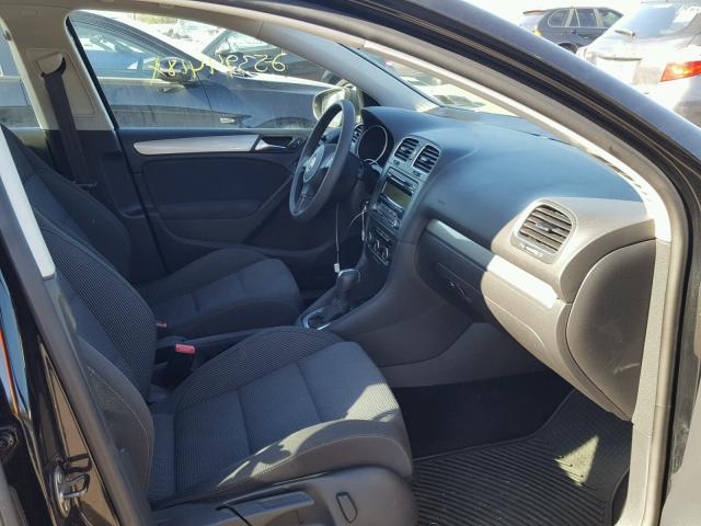 WVWDB7AJ4BW265581 - 2011 VOLKSWAGEN GOLF 黑色 照片 5