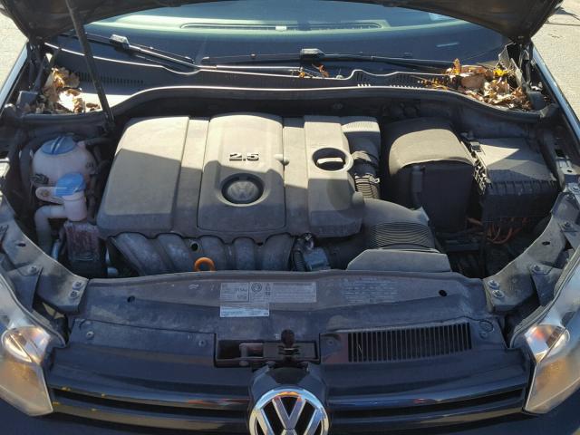 WVWDB7AJ4BW265581 - 2011 VOLKSWAGEN GOLF 黑色 照片 7