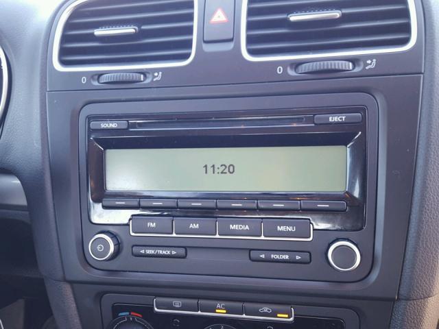 WVWDB7AJ4BW265581 - 2011 VOLKSWAGEN GOLF 黑色 照片 9