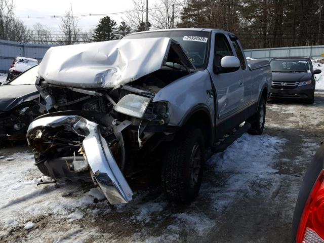 1FTRX18W03NA28051 - 2003 FORD F150 SILVER photo 2