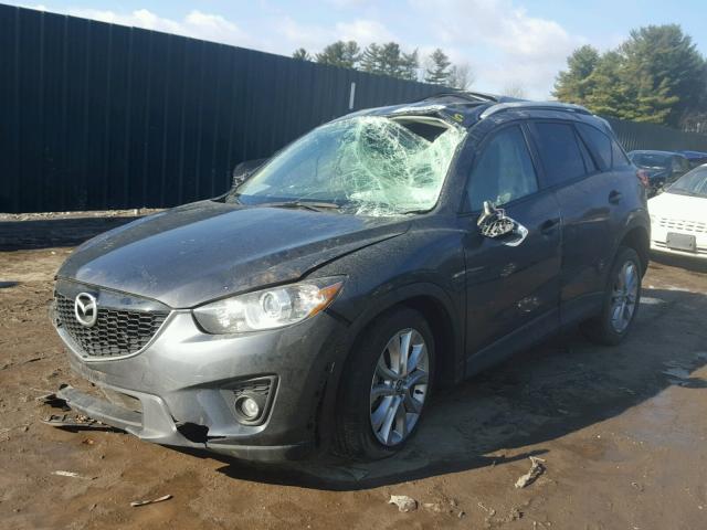 JM3KE4DY6F0494284 - 2015 MAZDA CX-5 GT GRAY photo 2