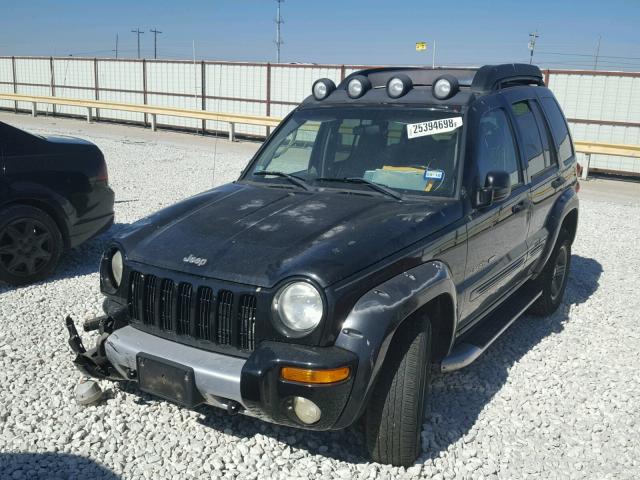 1J4GK38K93W635164 - 2003 JEEP LIBERTY RE BLACK photo 2