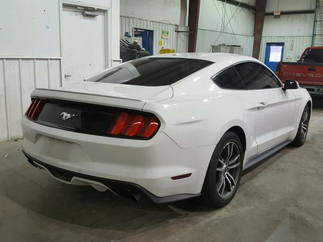 1FA6P8TH4F5424711 - 2015 FORD MUSTANG WHITE photo 4