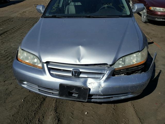 1HGCG16592A073349 - 2002 HONDA ACCORD EX SILVER photo 9