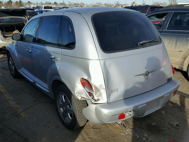 3C4FY58B64T275273 - 2004 CHRYSLER PT CRUISER SILVER photo 3