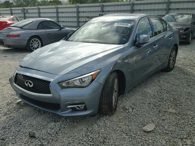 JN1EV7AP8HM738180 - 2017 INFINITI Q50 PREMIU BLUE photo 2