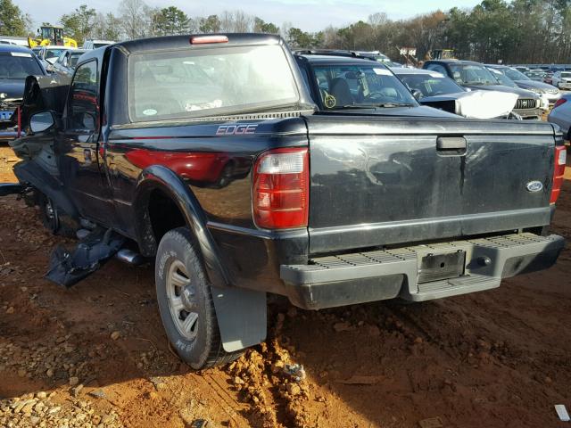 1FTYR10U35PA13678 - 2005 FORD RANGER BLACK photo 3