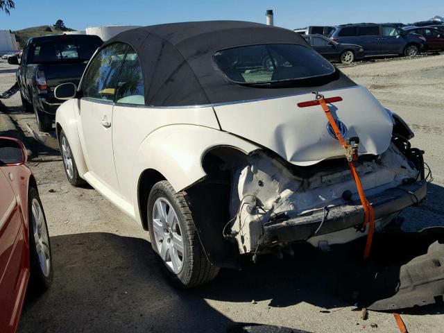 3VWRF31Y57M423205 - 2007 VOLKSWAGEN NEW BEETLE 米色 照片 3