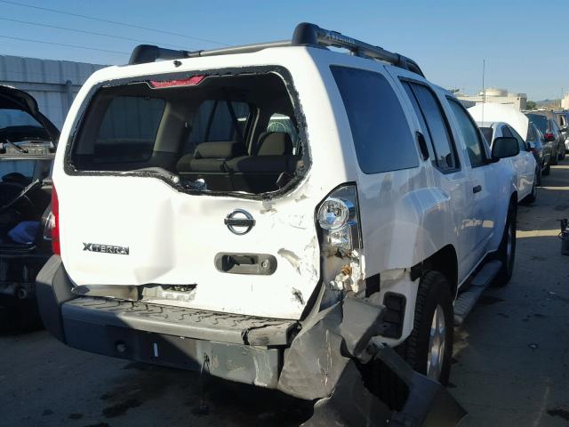 5N1AN08U97C519436 - 2007 NISSAN XTERRA OFF WHITE photo 4