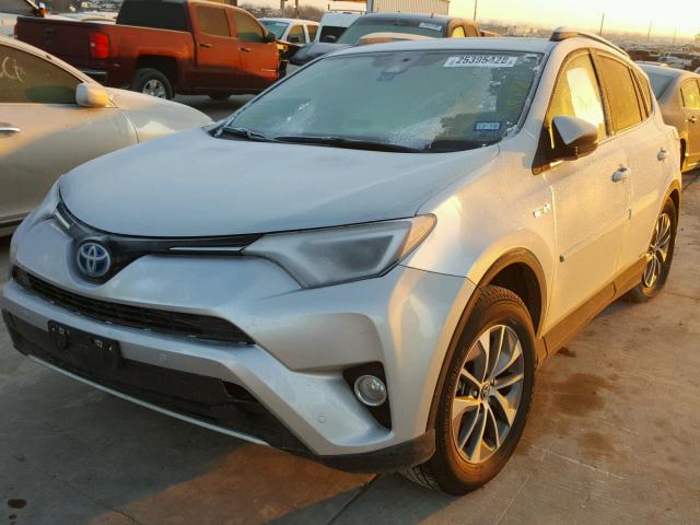 JTMRJREV9GD000241 - 2016 TOYOTA RAV4 HV XL SILVER photo 2