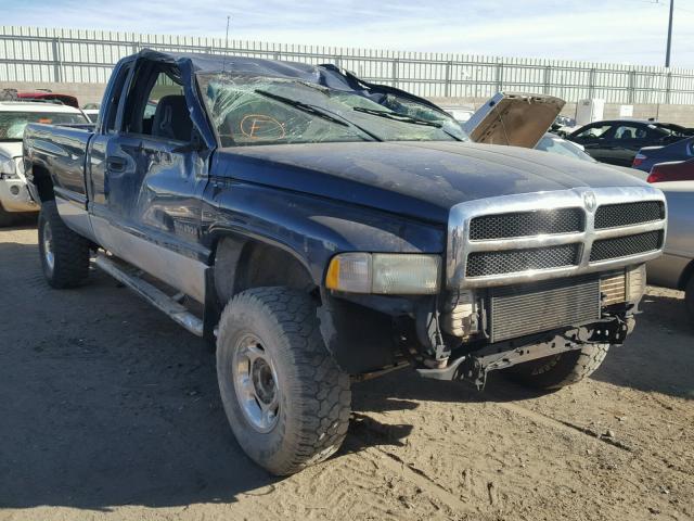 3B7KF23C72M307089 - 2002 DODGE RAM 2500 BLUE photo 1