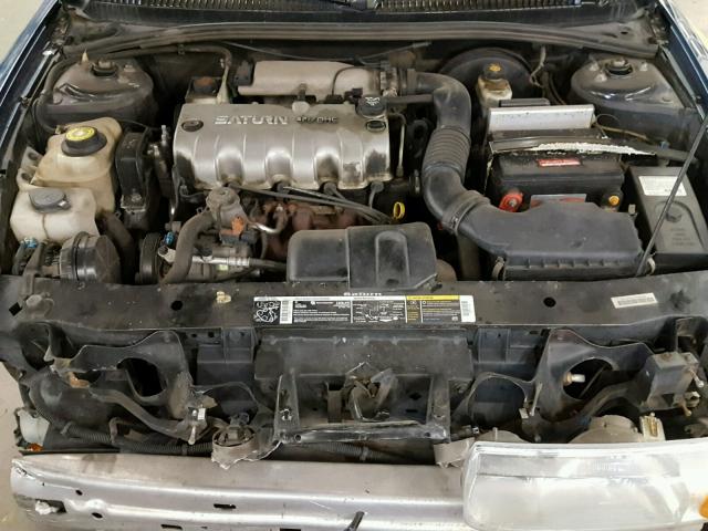 1G8ZH528X2Z311511 - 2002 SATURN SL1 BLUE photo 7