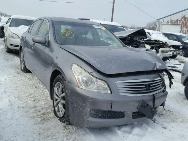 JNKBV61F57M824383 - 2007 INFINITI G35 GRAY photo 1