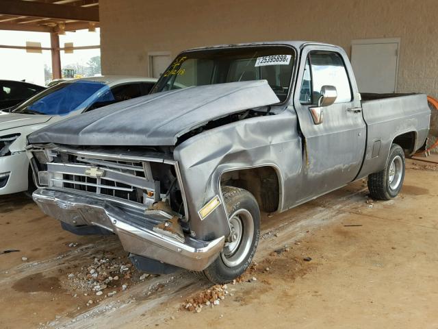 1GCDC14H0GF446249 - 1986 CHEVROLET C10 SILVER photo 2