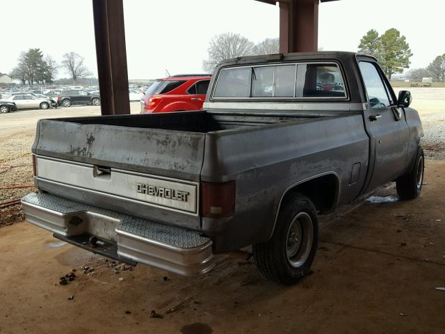 1GCDC14H0GF446249 - 1986 CHEVROLET C10 SILVER photo 4