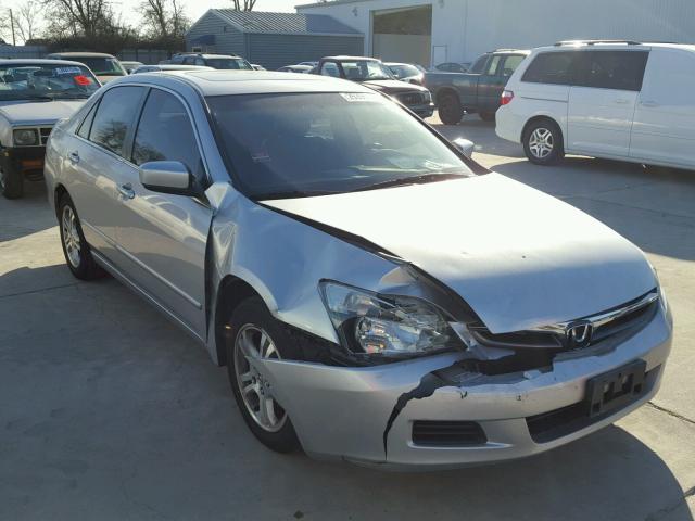 1HGCM56867A222138 - 2007 HONDA ACCORD EX SILVER photo 1