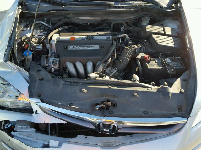 1HGCM56867A222138 - 2007 HONDA ACCORD EX SILVER photo 7