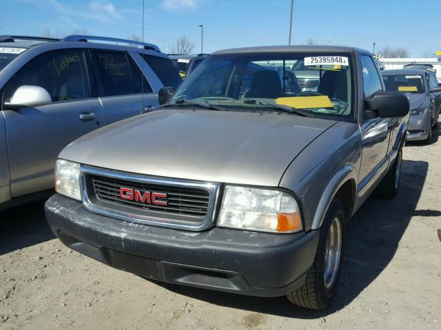 1GTCS1459Y8256458 - 2000 GMC SONOMA GRAY photo 2