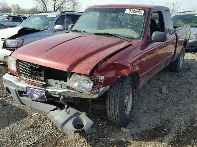 1FTZR45E03PA85121 - 2003 FORD RANGER SUP RED photo 2