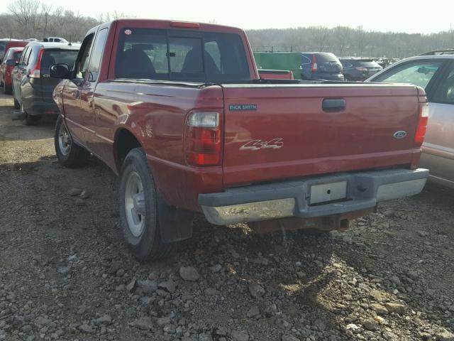 1FTZR45E03PA85121 - 2003 FORD RANGER SUP RED photo 3