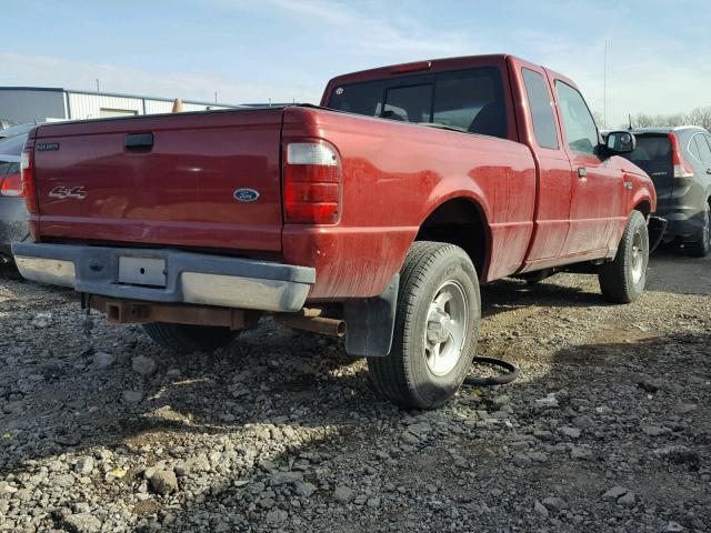 1FTZR45E03PA85121 - 2003 FORD RANGER SUP RED photo 4