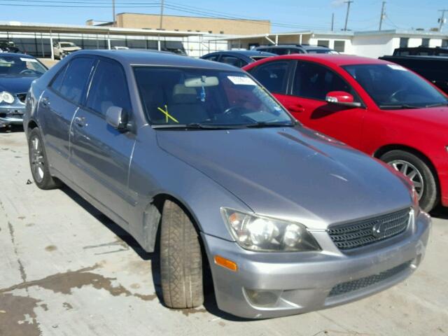 JTHBD192240091638 - 2004 LEXUS IS 300 SILVER photo 1