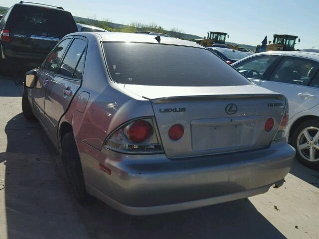 JTHBD192240091638 - 2004 LEXUS IS 300 SILVER photo 3