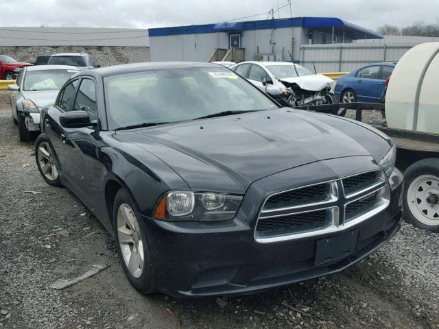 2C3CDXBG5DH537005 - 2013 DODGE CHARGER SE BLACK photo 1