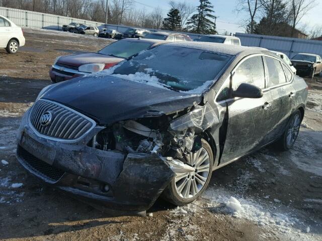 1G4PT5SV1D4156117 - 2013 BUICK VERANO PRE BLACK photo 2