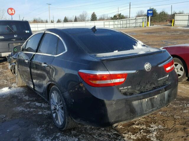 1G4PT5SV1D4156117 - 2013 BUICK VERANO PRE BLACK photo 3