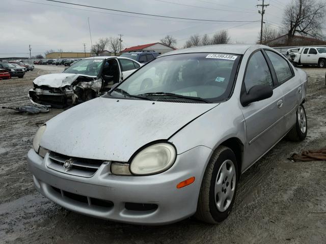 1B3ES26CX2D524265 - 2002 DODGE NEON SILVER photo 2