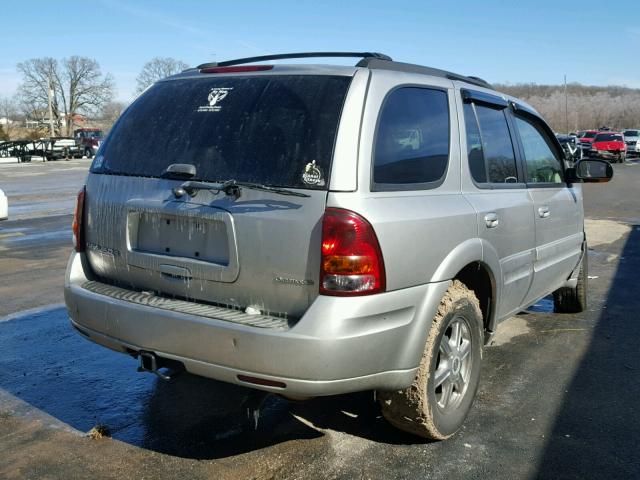 1GHDT13S042225793 - 2004 OLDSMOBILE BRAVADA SILVER photo 4