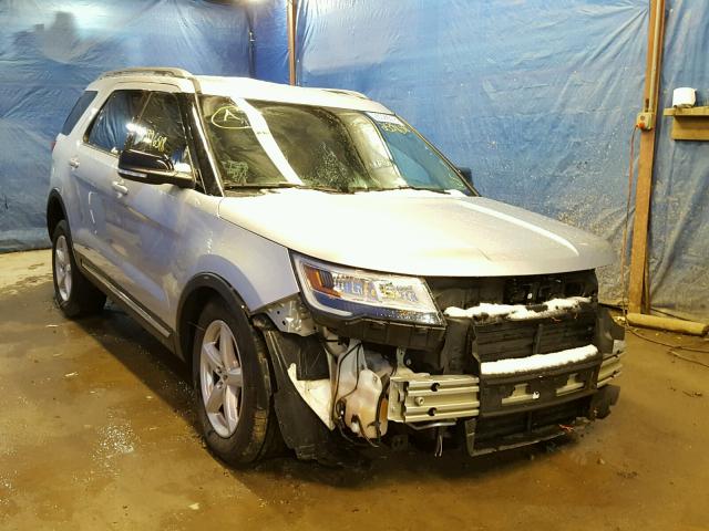 1FM5K8D8XHGD82356 - 2017 FORD EXPLORER X SILVER photo 1