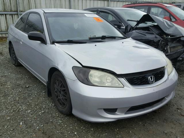 1HGEM21165L040958 - 2005 HONDA CIVIC DX V SILVER photo 1