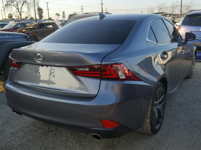 JTHBF1D24E5005140 - 2014 LEXUS IS 250 GRAY photo 4