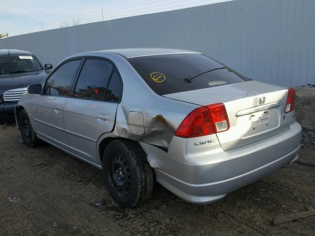 2HGES26794H526372 - 2004 HONDA CIVIC EX ვერცხლისფერი ფოტო 3