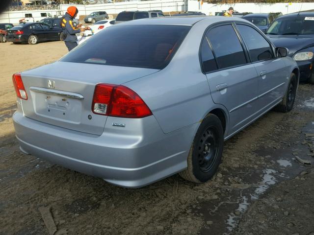 2HGES26794H526372 - 2004 HONDA CIVIC EX ვერცხლისფერი ფოტო 4