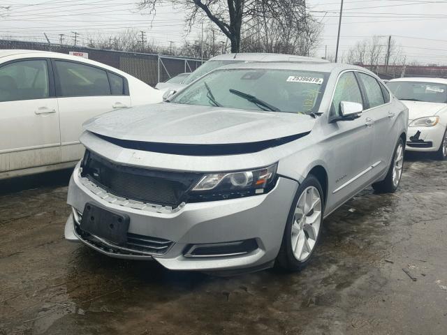 1G1155S33EU154611 - 2014 CHEVROLET IMPALA LTZ SILVER photo 2