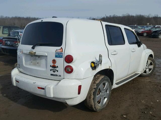 3GNCA13B49S519305 - 2009 CHEVROLET HHR LS WHITE photo 4
