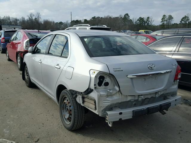 JTDBT923671177734 - 2007 TOYOTA YARIS SILVER photo 3