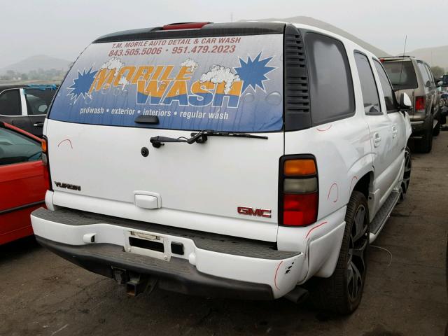 1GKEK63U26J118365 - 2006 GMC YUKON DENA WHITE photo 4