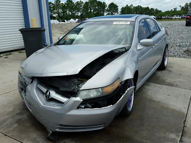 19UUA66276A039585 - 2006 ACURA 3.2TL SILVER photo 2