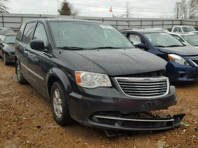 2C4RC1BG8CR119164 - 2012 CHRYSLER TOWN & COU BLACK photo 1