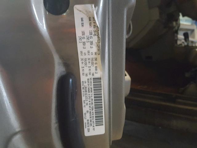 1J8HG48K16C167219 - 2006 JEEP COMMANDER ოქროსფერი ფოტო 10