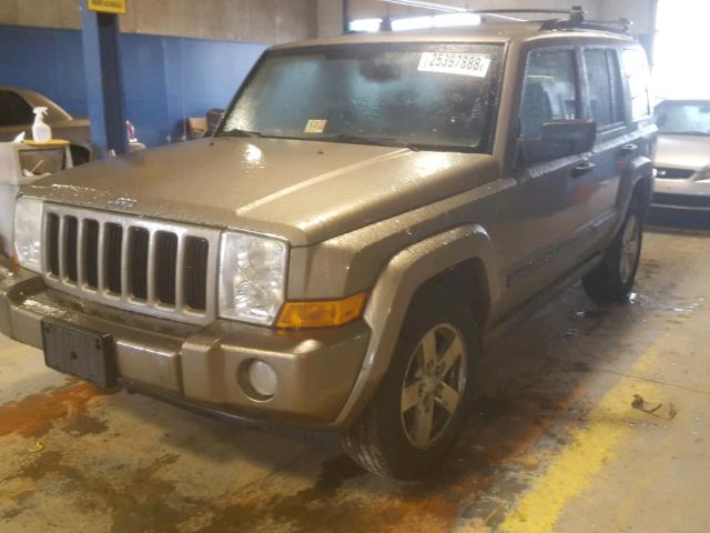 1J8HG48K16C167219 - 2006 JEEP COMMANDER ოქროსფერი ფოტო 2