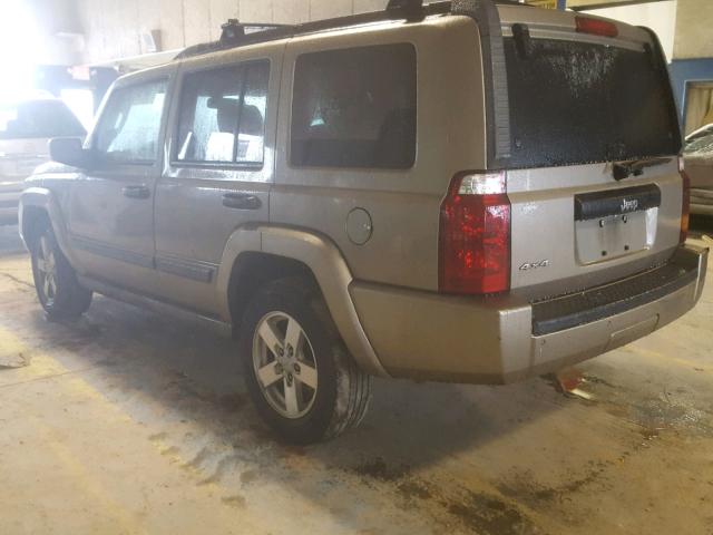 1J8HG48K16C167219 - 2006 JEEP COMMANDER ოქროსფერი ფოტო 3