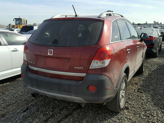 3GSDL43N08S578910 - 2008 SATURN VUE XE BURGUNDY photo 4