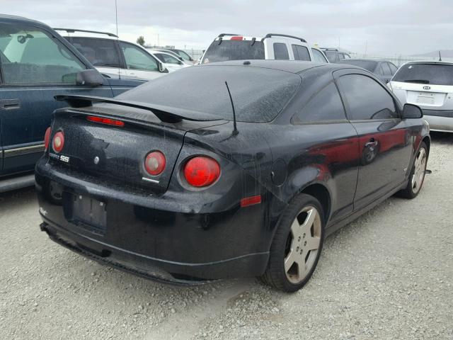 1G1AP18P977245784 - 2007 CHEVROLET COBALT SS BLACK photo 4