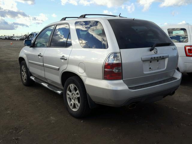 2HNYD18965H503156 - 2005 ACURA MDX TOURIN SILVER photo 3