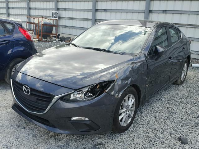 JM1BM1U71G1302881 - 2016 MAZDA 3 SPORT GRAY photo 2